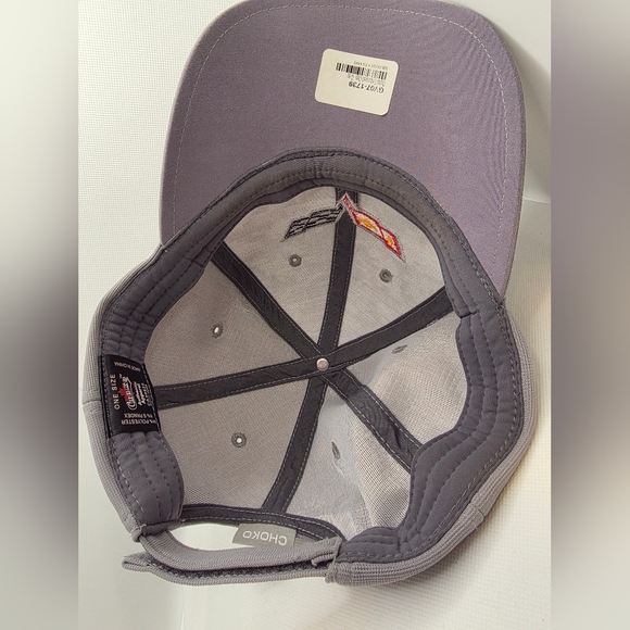 Corvette Gray Logo Embroidered Baseball Cap - Picture 5 of 5